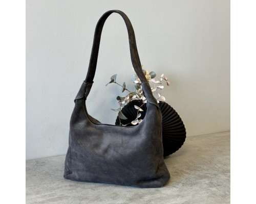 Женская сумка замшевая Аляска графит