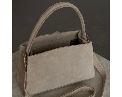 Женская сумка замшевая Каролина мокко