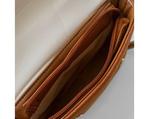 Детская сумка через плечо CY20017 сумочка с котом Brown