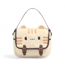 Плюшевая сумка #068-2 с котом Пушин детская меховая мини сумочка с котиком