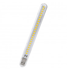 Лампа светодиодная USB H1926-24 LED для повербанка Тёплый свет