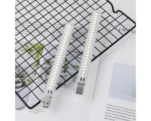 Лампа светодиодная USB H1926-24 LED для повербанка Холодный свет