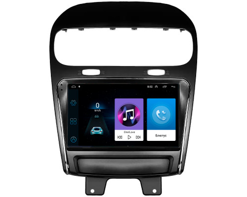 Штатная магнитола Lesko для Dodge Journey I Рестайлинг 2011-2020 экран 9" 1/16Gb Wi-Fi GPS Base
