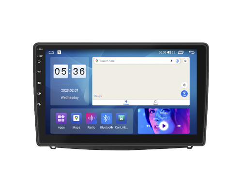 Штатная магнитола Lesko для Fiat 500L I 2012-2017 экран 10" 4/64Gb CarPlay 4G Wi-Fi GPS Prime