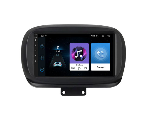 Штатная магнитола Lesko для Fiat 500X I 2014-2018 экран 9" 1/16Gb Wi-Fi GPS Base