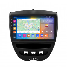Штатная магнитола Lesko для Citroen C1 I 2005-2008 экран 10" 2/32Gb CarPlay 4G Wi-Fi GPS Prime
