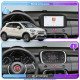 Штатная магнитола Lesko для Fiat 500X I Рестайлинг 2018-н.в. экран 9" 4/64 QLED CarPlay 4G Wi-Fi GPS 360 Prime