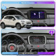 Штатная магнитола Lesko для Fiat 500X I Рестайлинг 2018-н.в. экран 9" 4/64Gb 4G Wi-Fi GPS Top