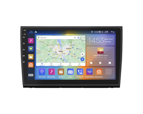 Штатная магнитола Lesko для Fiat Bravo II 2007-2014 экран 9" 2/32Gb CarPlay 4G Wi-Fi GPS Prime