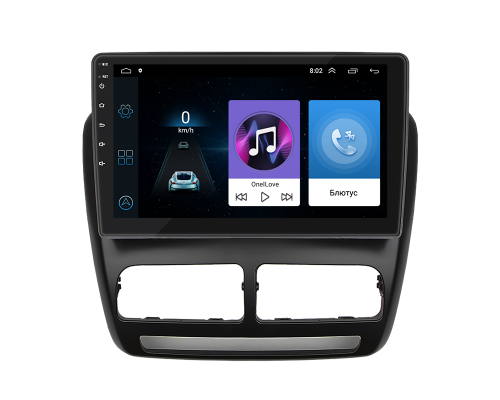 Штатная магнитола Lesko для Fiat Doblo II 2009-2015 экран 10" 1/16Gb Wi-Fi GPS Base