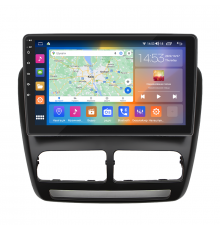 Штатная магнитола Lesko для Fiat Doblo II 2009-2015 экран 10" 2/32Gb CarPlay 4G Wi-Fi GPS Prime