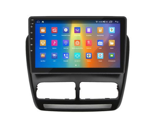Штатная магнитола Lesko для Fiat Doblo II 2009-2015 экран 10" 2/32Gb CarPlay 4G Wi-Fi GPS Prime