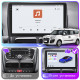 Штатная магнитола Lesko для Fiat Doblo II 2009-2015 экран 10" 4/64 QLED CarPlay 4G Wi-Fi GPS 360 Prime