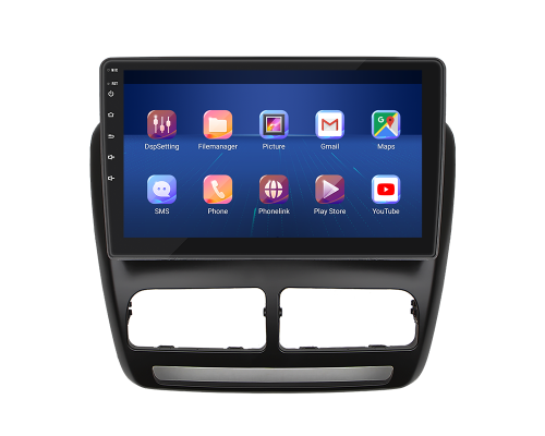 Штатная магнитола Lesko для Fiat Doblo II 2009-2015 экран 10" 2/32Gb 4G Wi-Fi GPS Top