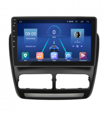 Штатная магнитола Lesko для Fiat Doblo II 2009-2015 экран 10" 4/32Gb 4G Wi-Fi GPS Top