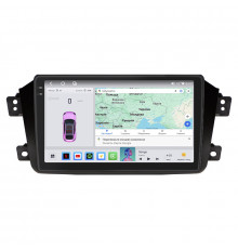 Штатная магнитола Lesko для Geely Emgrand X7 I 2011-2016 экран 9" 4/64 QLED CarPlay 4G Wi-Fi GPS 360 Prime