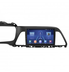 Штатная магнитола Lesko для Hyundai Sonata VII (LF) 2014-2017 экран 9" 6/128Gb 4G Wi-Fi GPS Top