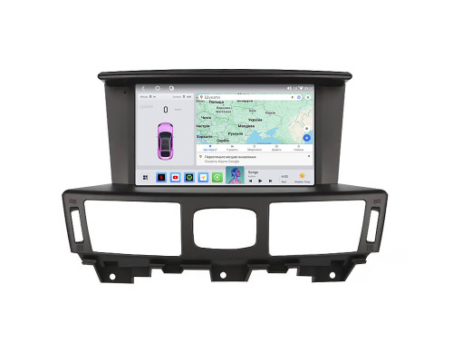 Штатная магнитола Lesko для Infiniti Q70 I Рестайлинг 2014-2019 экран 9" 4/64 QLED CarPlay 4G Wi-Fi GPS 360 Prime