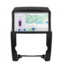 Штатная магнитола Lesko для Kia Sorento II 2009-2012 экран 10" 4/64 QLED CarPlay 4G Wi-Fi GPS 360 Prime