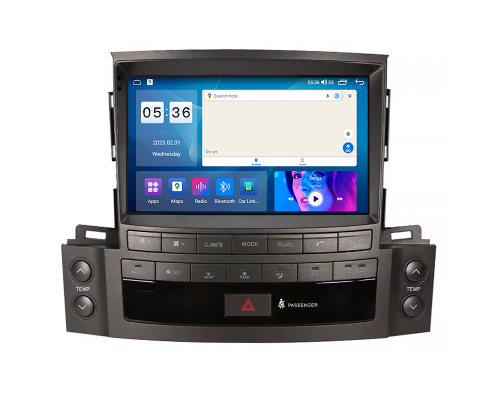 Штатная магнитола Lesko для Lexus LX III Рестайлинг 2012-2015 экран 9" 2/32Gb CarPlay 4G Wi-Fi GPS Prime