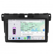 Штатная магнитола Lesko для Mazda CX-7 I 2006-2009 экран 9" 4/64 QLED CarPlay 4G Wi-Fi GPS 360 Prime