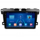 Штатная магнитола Lesko для Mazda CX-7 I 2006-2009 экран 9" 2/32Gb 4G Wi-Fi GPS Top