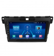 Штатная магнитола Lesko для Mazda CX-7 I 2006-2009 экран 9" 6/128Gb 4G Wi-Fi GPS Top