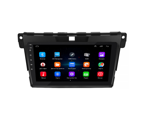 Штатная магнитола Lesko для Mazda CX-7 I Рестайлинг 2009-2012 экран 9" 1/16Gb Wi-Fi GPS Base