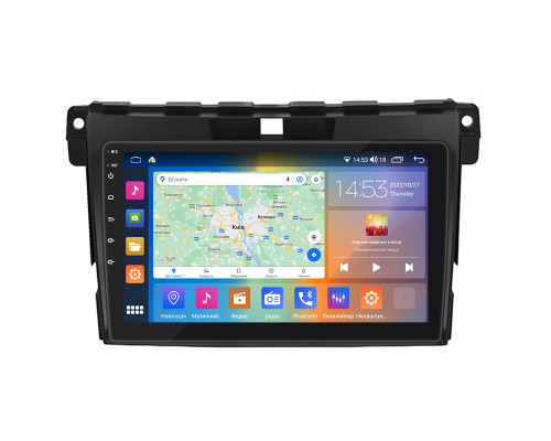 Штатная магнитола Lesko для Mazda CX-7 I Рестайлинг 2009-2012 экран 9" 2/32Gb CarPlay 4G Wi-Fi GPS Prime