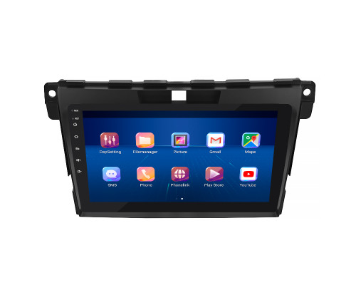 Штатная магнитола Lesko для Mazda CX-7 I Рестайлинг 2009-2012 экран 9" 2/32Gb 4G Wi-Fi GPS Top