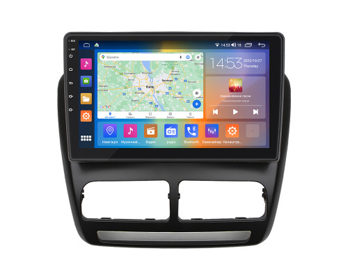 Штатная магнитола Lesko для Opel Combo D 2011-2017 экран 10" 2/32Gb CarPlay 4G Wi-Fi GPS Prime