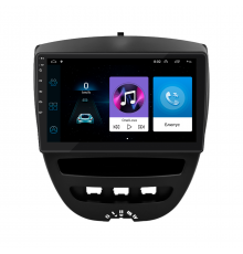 Штатная магнитола Lesko для Citroen C1 I Рестайлинг 2008-2012 экран 10" 1/16Gb Wi-Fi GPS Base