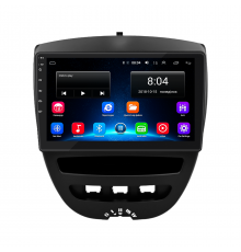 Штатная магнитола Lesko для Citroen C1 I Рестайлинг 2008-2012 экран 10" 2/32Gb Wi-Fi GPS Base