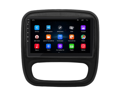 Штатная магнитола Lesko для Opel Vivaro B 2014-2018 экран 9" 2/32Gb Wi-Fi GPS Base