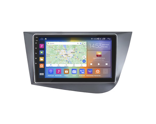 Штатная магнитола Lesko для SEAT Leon II Рестайлинг 2009-2012 экран 9" 4/64Gb CarPlay 4G Wi-Fi GPS Prime
