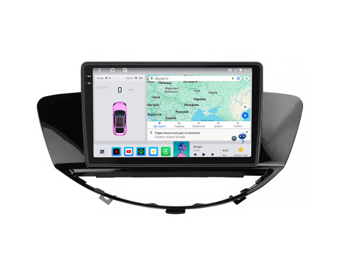 Штатная магнитола Lesko для Subaru Tribeca I 2004-2007 экран 9" 4/64 QLED CarPlay 4G Wi-Fi GPS 360 Prime