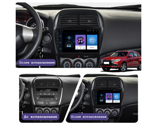Штатная магнитола Lesko для Citroen C4 Aircross  2012-2017 экран 10" 1/16Gb Wi-Fi GPS Base