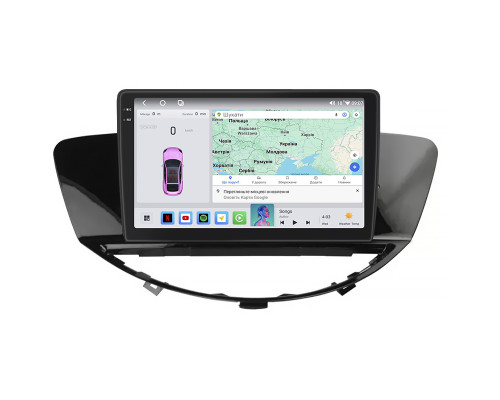 Штатная магнитола Lesko для Subaru Tribeca I Рестайлинг 2007-2014 экран 9" 4/64 QLED CarPlay 4G Wi-Fi GPS 360 Prime