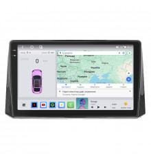 Штатная магнитола Lesko для Toyota Corolla XII (E210) 2018-н.в. экран 10" 4/64 QLED CarPlay 4G Wi-Fi GPS 360 Prime