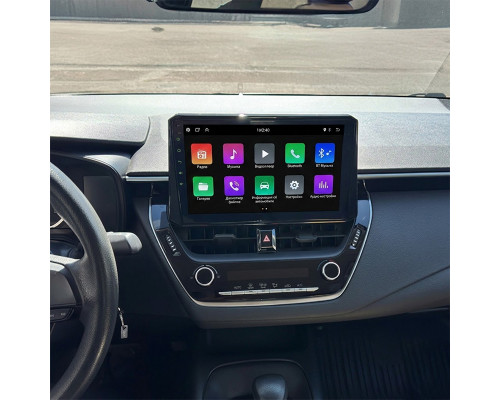 Штатная магнитола Lesko для Toyota Corolla XII (E210) 2018-н.в. экран 10" 2/32Gb 4G Wi-Fi GPS Top