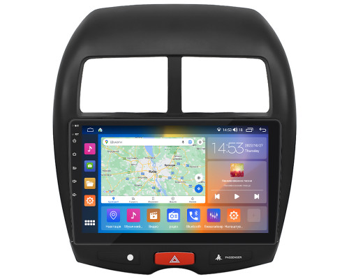 Штатная магнитола Lesko для Citroen C4 Aircross  2012-2017 экран 10" 2/32Gb CarPlay 4G Wi-Fi GPS Prime