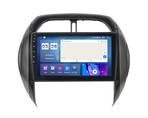 Штатная магнитола Lesko для Toyota RAV4 II (XA20) Рестайлинг 2003-2006 экран 9" 4/64Gb CarPlay 4G Wi-Fi GPS Prime