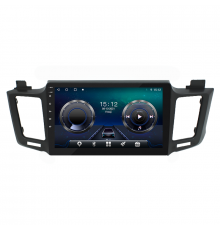 Штатная магнитола Lesko для Toyota RAV4 IV (CA40) 2012-2015 экран 10" 4/64Gb 4G Wi-Fi GPS Top