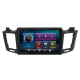 Штатная магнитола Lesko для Toyota RAV4 IV (CA40) 2012-2015 экран 10" 4/64Gb 4G Wi-Fi GPS Top