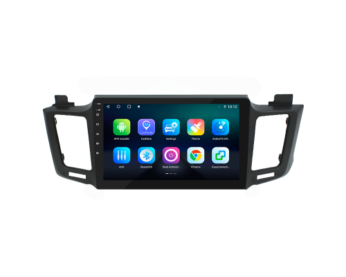Штатная магнитола Lesko для Toyota RAV4 IV (CA40) 2012-2015 экран 10" 4/64Gb 4G Wi-Fi GPS Top