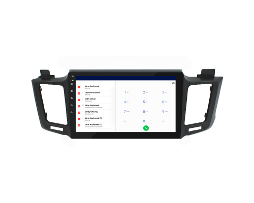 Штатная магнитола Lesko для Toyota RAV4 IV (CA40) 2012-2015 экран 10" 4/64Gb 4G Wi-Fi GPS Top