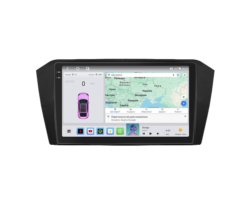Штатная магнитола Lesko для Volkswagen Passat B8 2014-2020 экран 10" 4/64 QLED CarPlay 4G Wi-Fi GPS 360 Prime