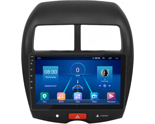 Штатная магнитола Lesko для Citroen C4 Aircross  2012-2017 экран 10" 2/32Gb 4G Wi-Fi GPS Top