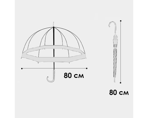 Женский зонт RST RST3466A White