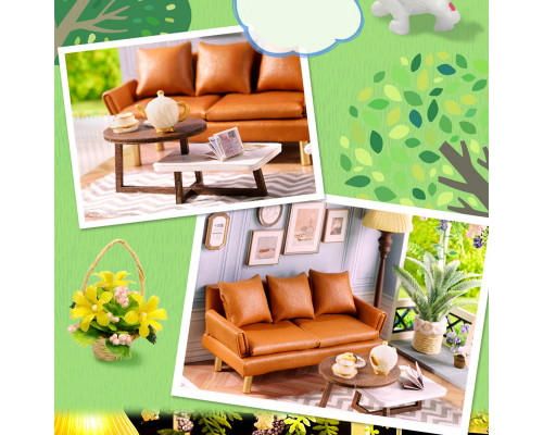 Кукольный дом конструктор DIY Cute Room H-025 Warm moment